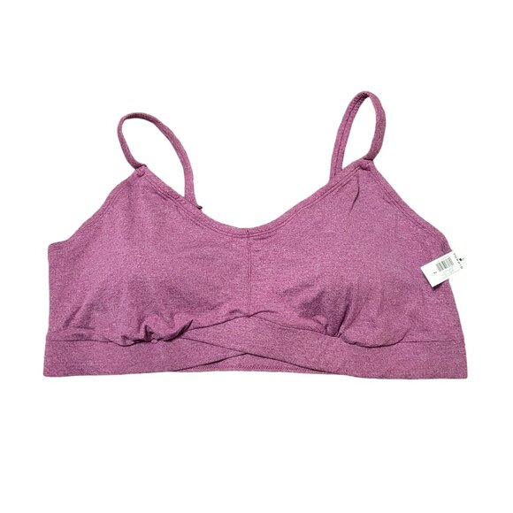 Torrid Lightly Lined Heather Cross Front Bralette Size 2 - Picture 1 of 11